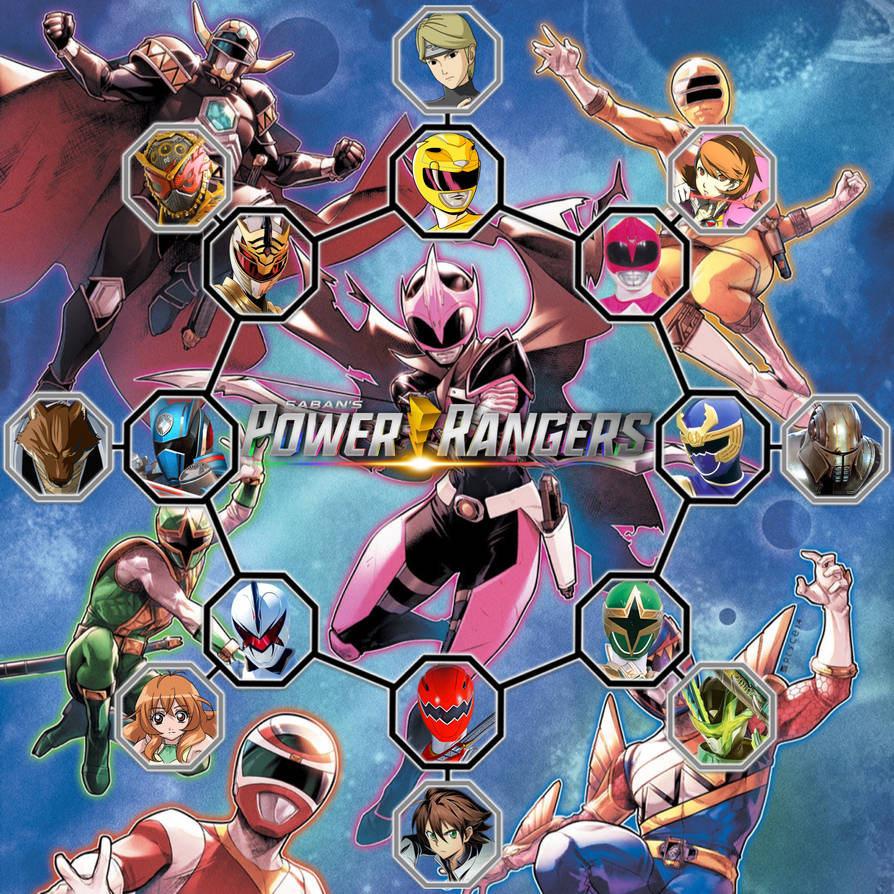 Power Rangers Matchup Wheel Part 2 by TheSpiderPatriot on DeviantArt