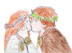 HtTyBD 3-Merida and Hiccup's wedding day by jloves-pp