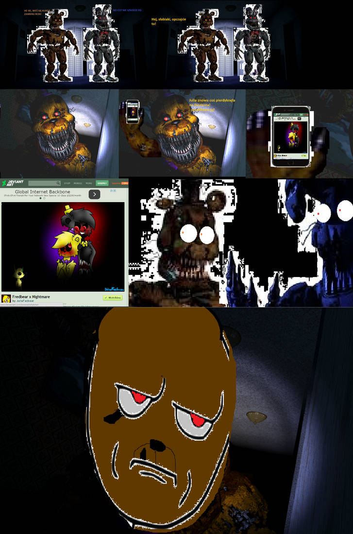 Komiks o fnaf 4 / comic fnaf 4 by SaymonTheWolf on DeviantArt