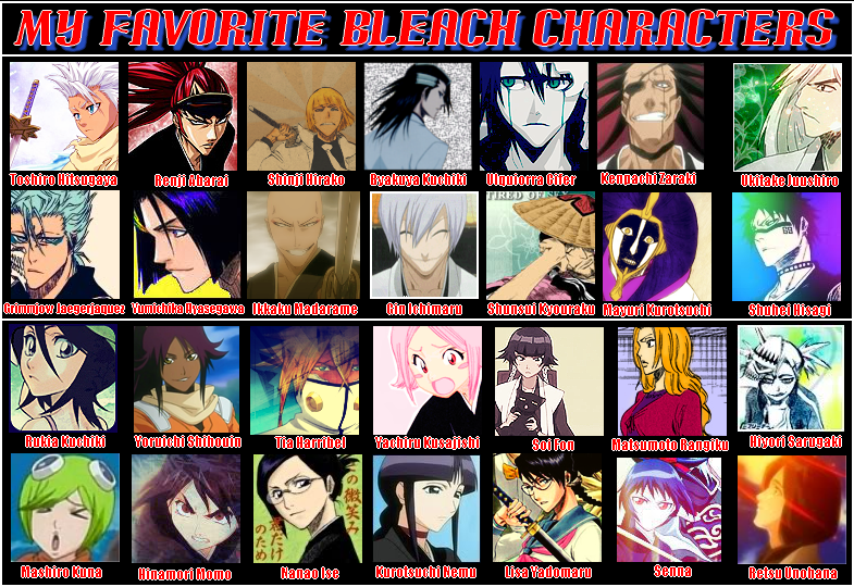 All characters, Bleach