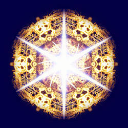 Mandala Made Of Light