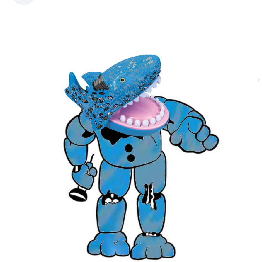 Sharkin withered sharkin' (six nights at sharkin 2) by zabbynho on DeviantArt