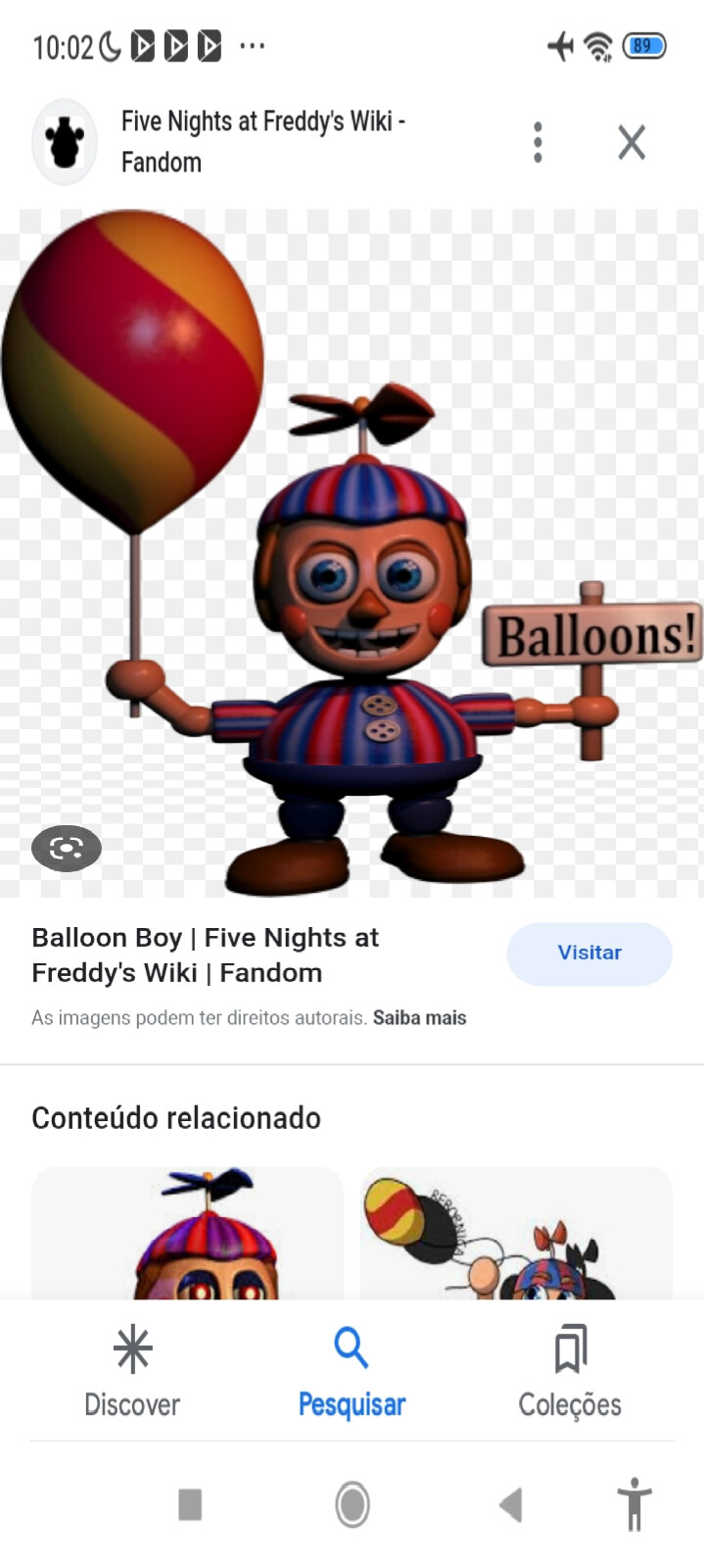 BB (Balloon Boy), Five Nights at Freddy's 2 Wiki