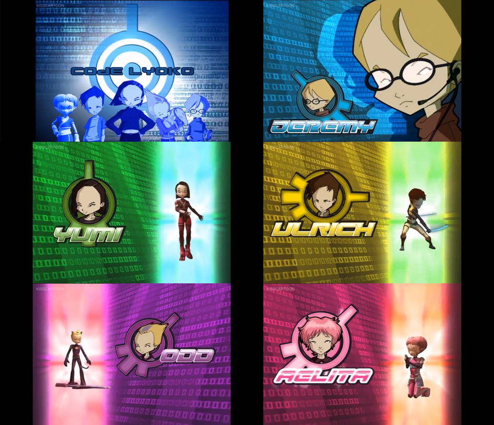 Kyorcode Code Lyoko Collage by jake555555555 on DeviantArt