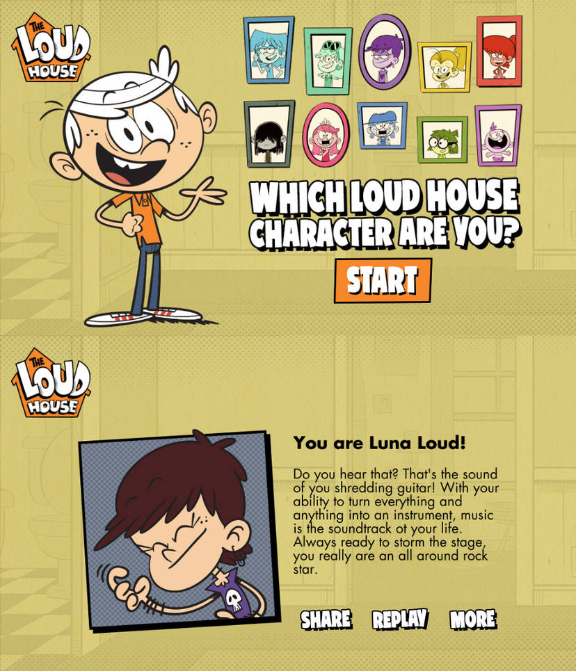 Which Loud House Character Are You Luna Loud By Jake555555555