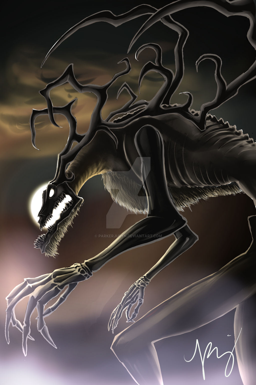 WENDIGO Digital Art by me by ParkerJuryn on DeviantArt