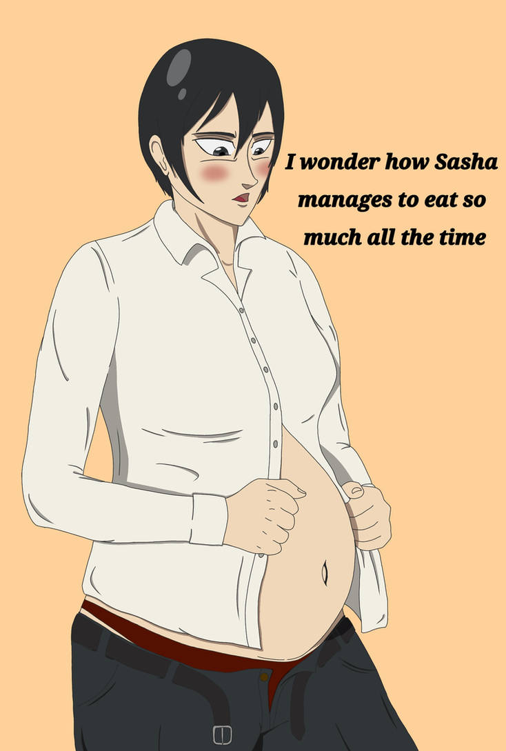 Mikasa Belly Stuffing By IchibanF On DeviantArt mikasa-belly-stuffing-by-ichibanf-on-deviantart