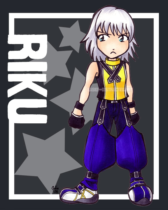 Chibi Series: Riku by jurijuri on DeviantArt