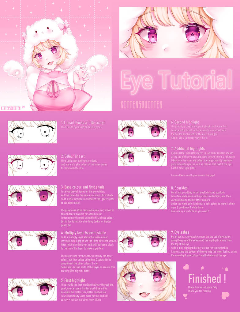 Eye Tutorial By Kittensquitten On Deviantart Eye Tutorial By Kittensquitten On Deviantart