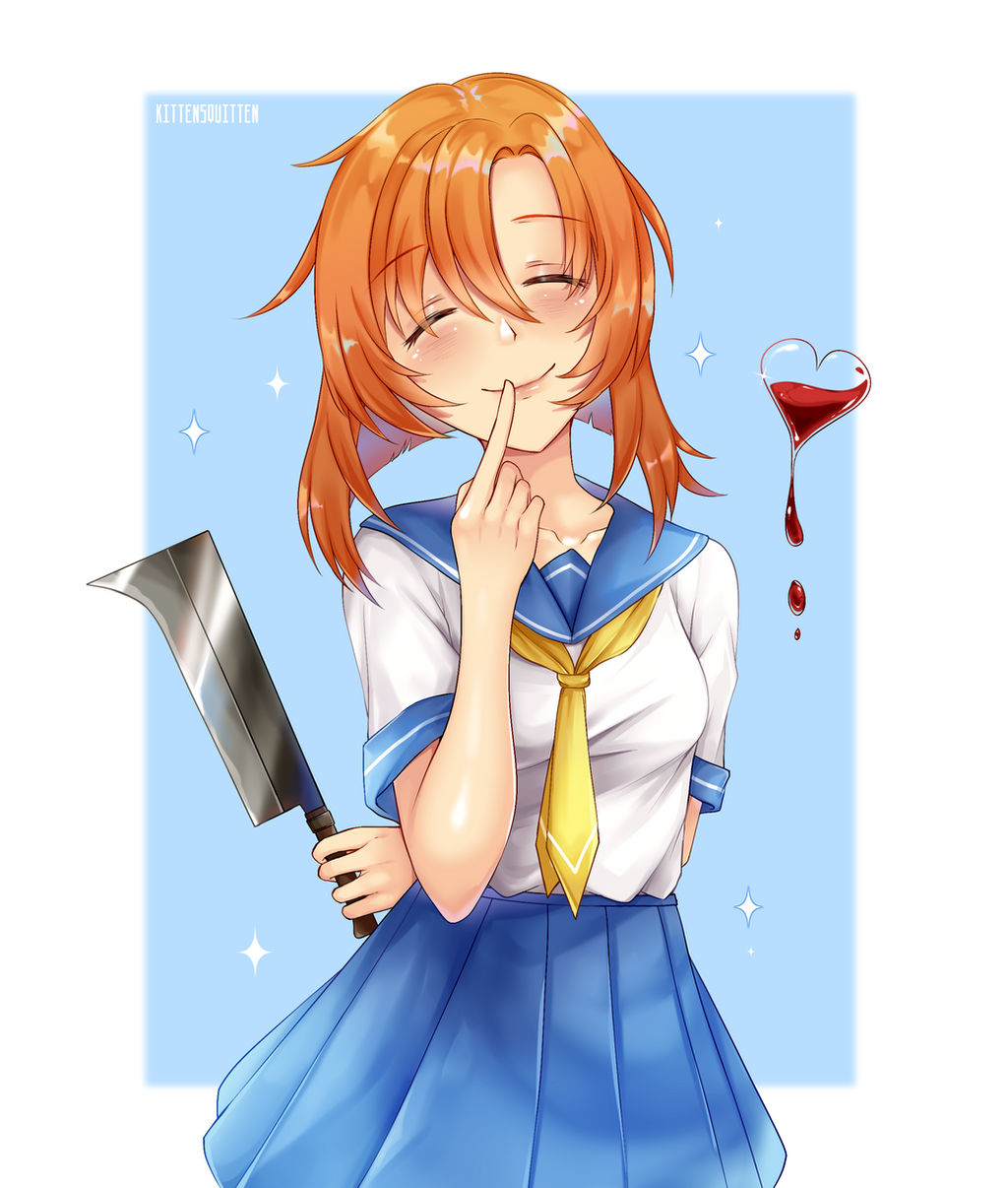 Angry Rena Ryuuguu Rena Ryuuguu - Higurashi When They Cry by KittenSquitten on DeviantArt