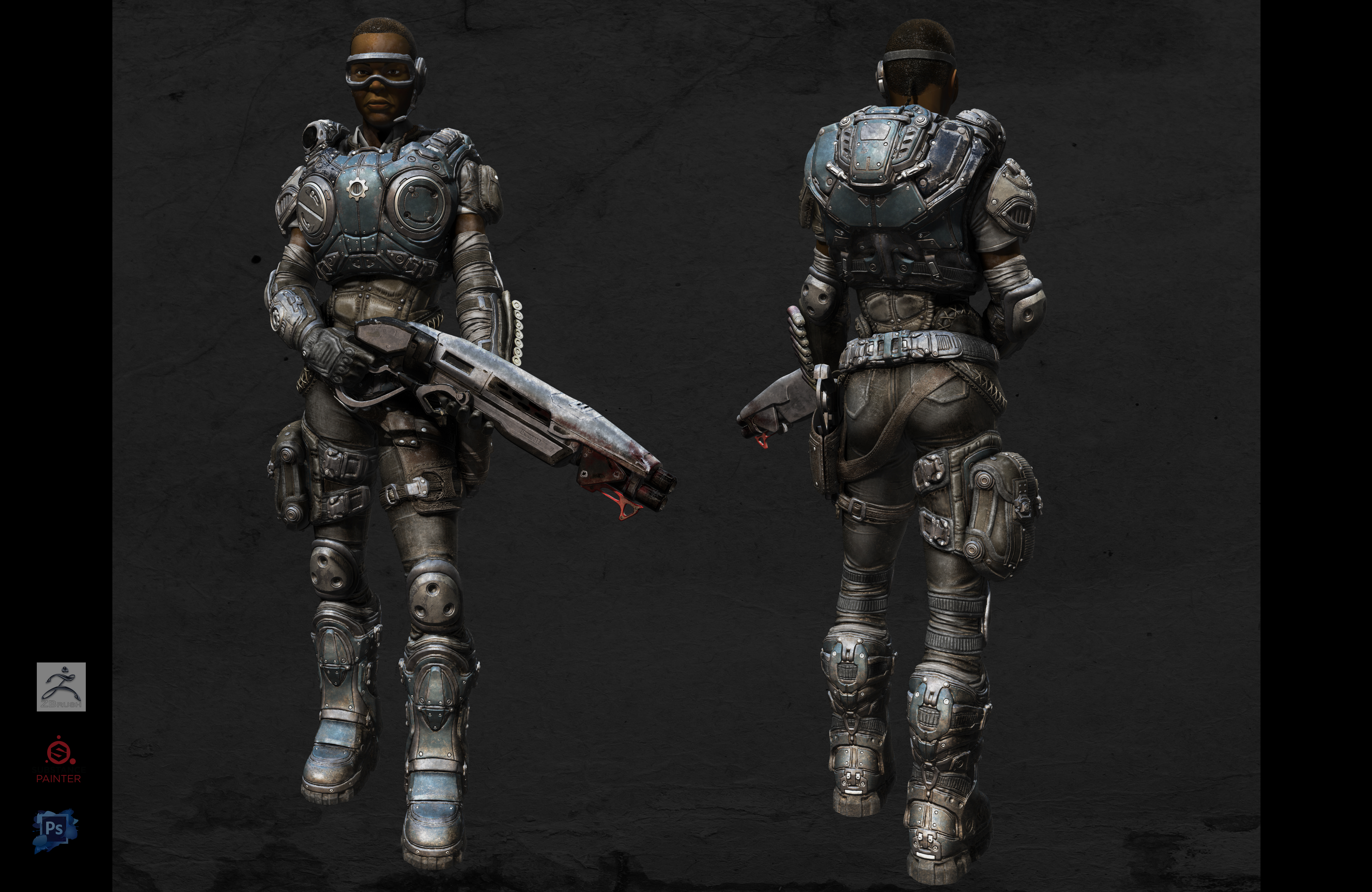 Gears of War 3 - Character Stuffs — polycount