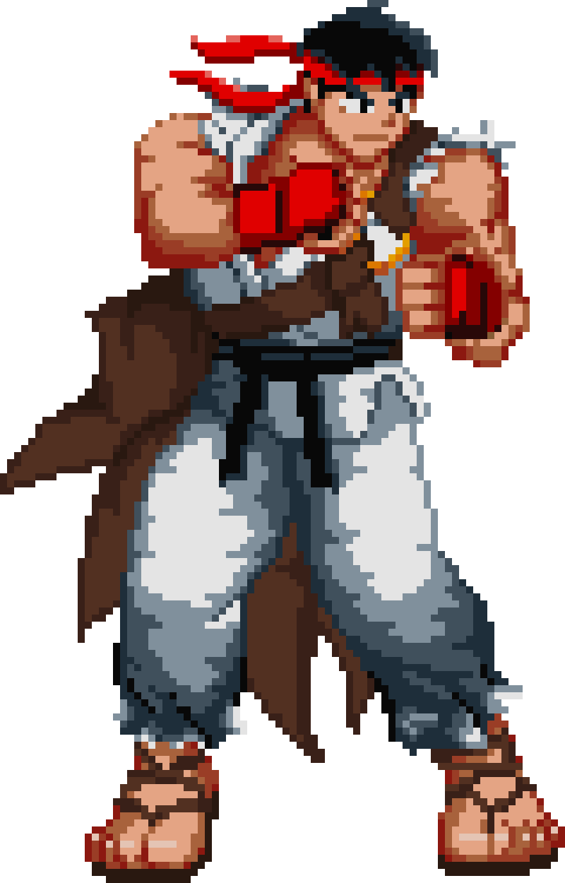 Ryu -- Sprite Art by Canis-Sanguis on DeviantArt