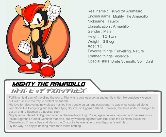 Sonic Adventure 2: Mighty the Armadillo 