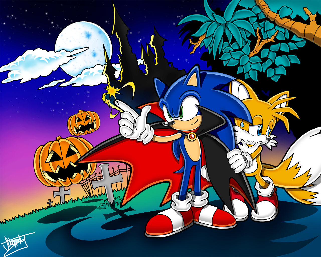 Sonic the Screensaver: October