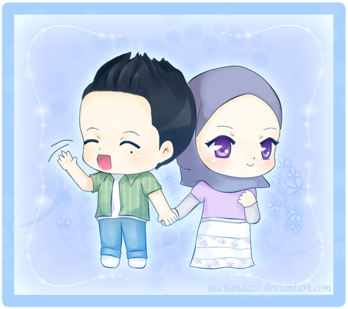 Anime Lover Anime Muslimah Couple