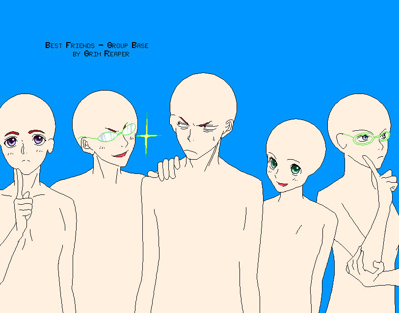 Best Friends - Group Base by GrimReaper66613 on DeviantArt