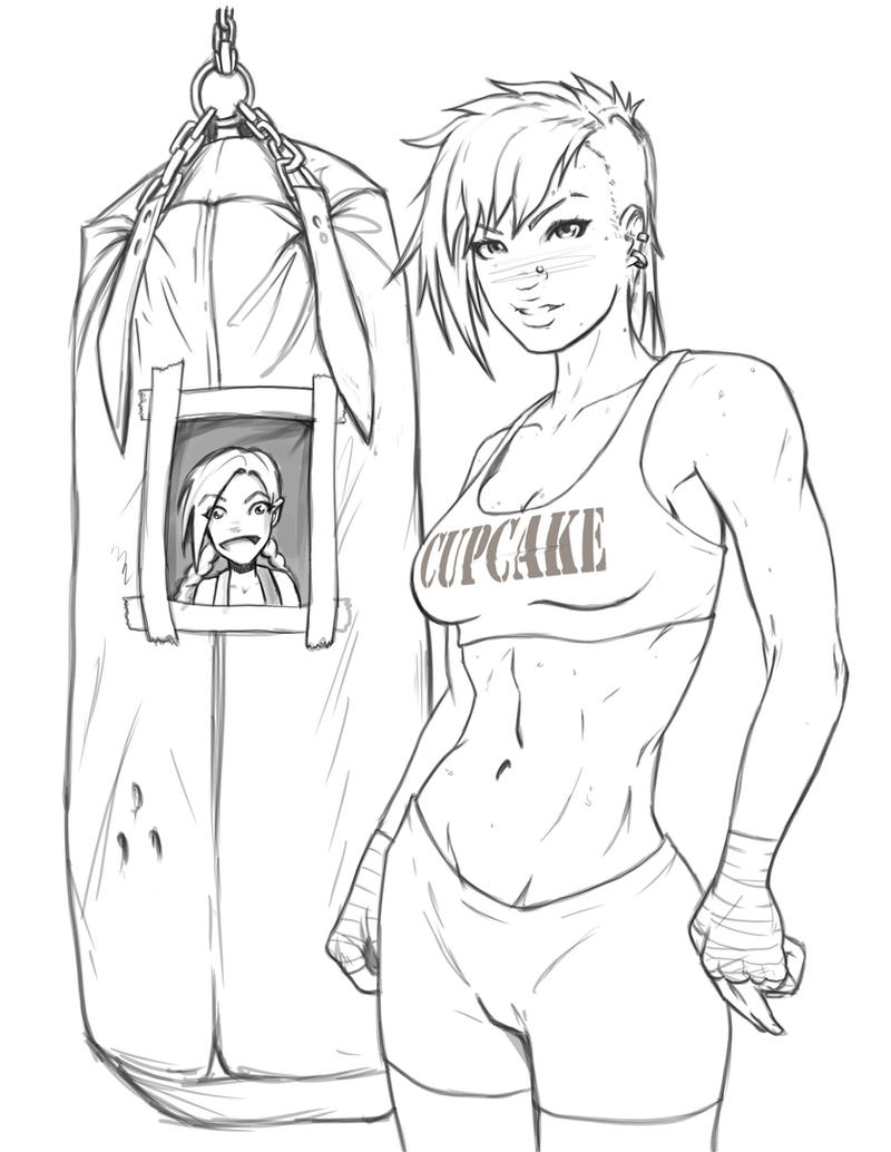 VI Training and Working up a sweat. by SavantGuarde