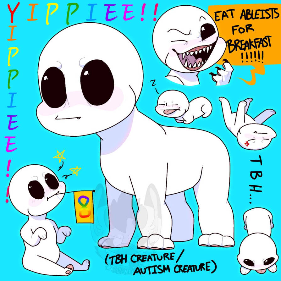 Tbh/autism Creature YCH Digital Art Meme for Oc/dnd 