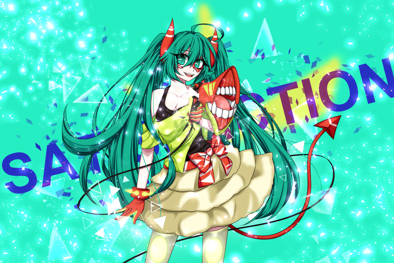 Vocaloid Hatsune Miku Satisfaction By Zzerry On Deviantart Vocaloid Hatsune Miku Satisfaction By Zzerry On Deviantart