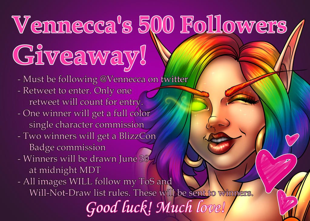 500 Follower Giveaway