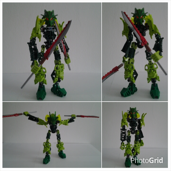 Bionicle/Hero Factory MOC: Breeze, Glatorian form