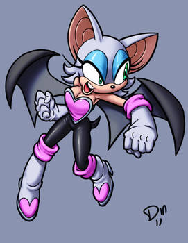 Rouge The Bat colored