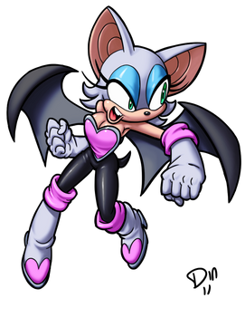 Rouge The Bat colored png