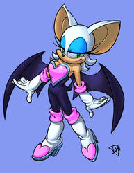 Rouge The Bat 2 colored