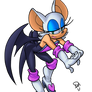 Rouge The Bat 3 colored PNG