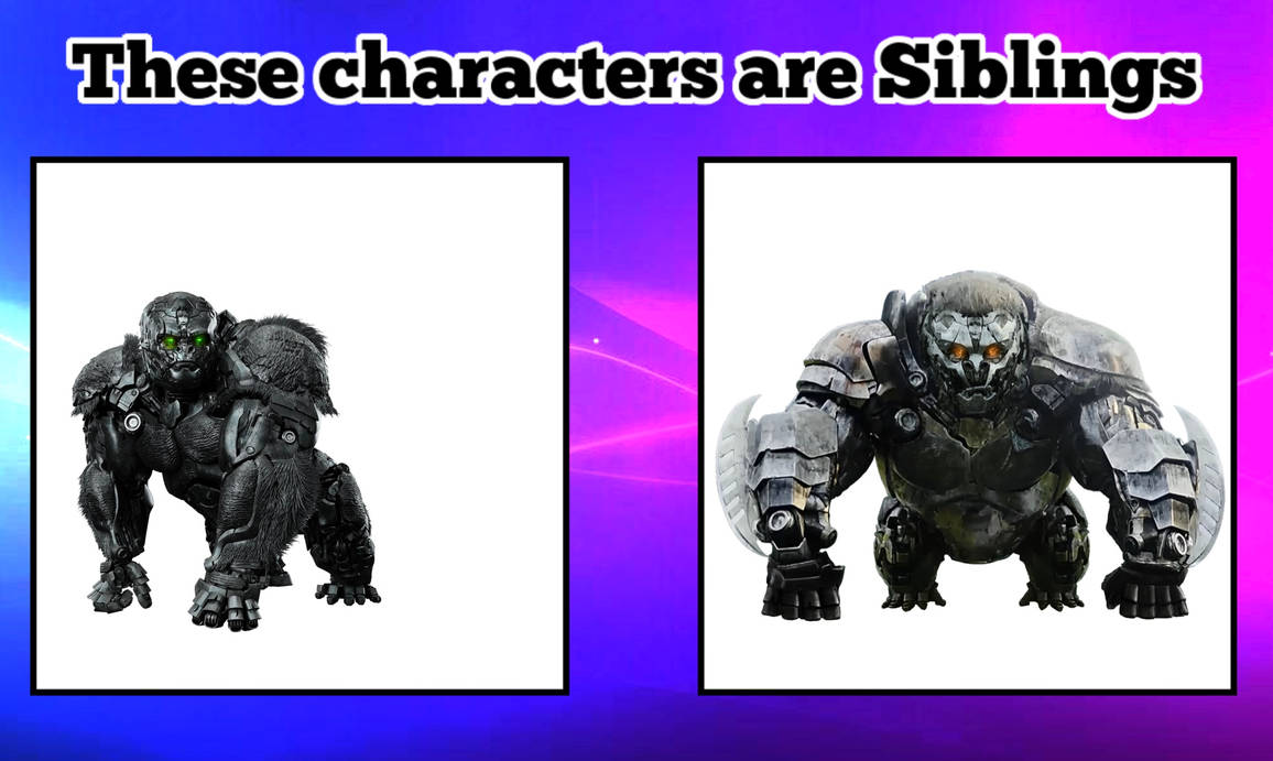 Optimus Primal and Apelinq are brothers by tffanone on DeviantArt