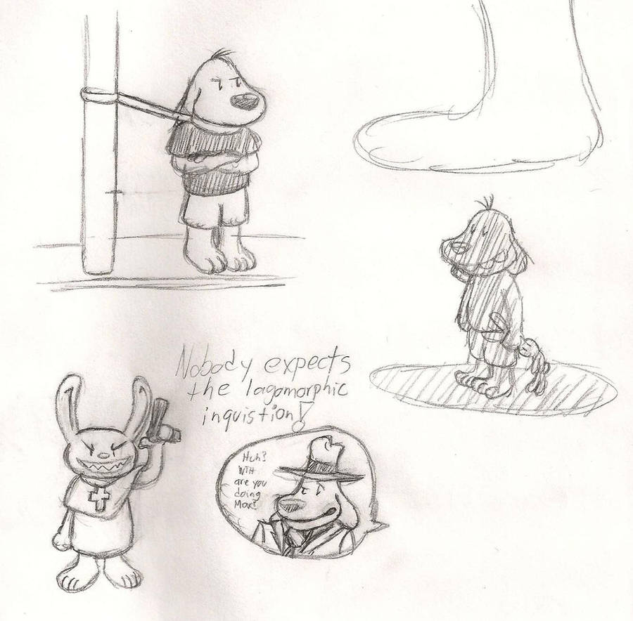 More Sam and Max Doodles by TheSunnyGuy