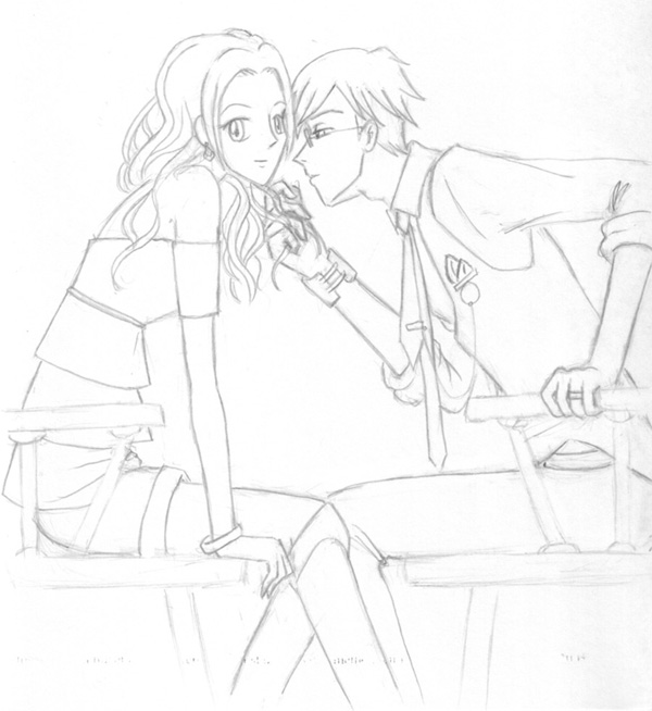 Kyouya and Renge - Chairs