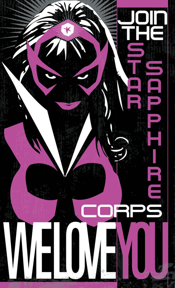 Star Sapphire Corps Poster by Heartattackjack