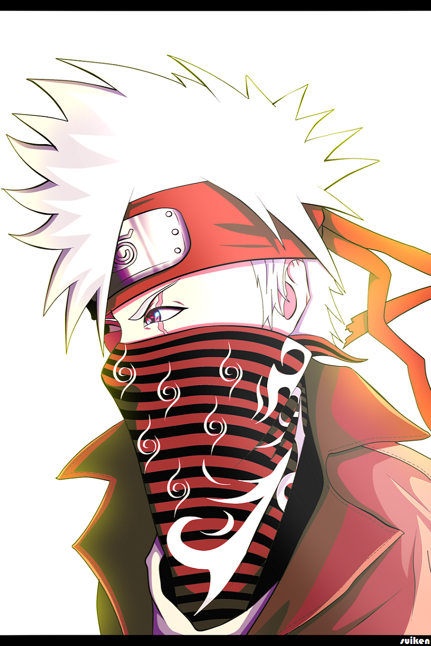 Naruto e Kakashi - Kakashi colorido by ADMUlielson on DeviantArt