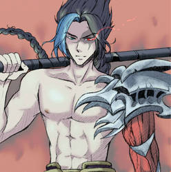 Kayn draw,colored to myself