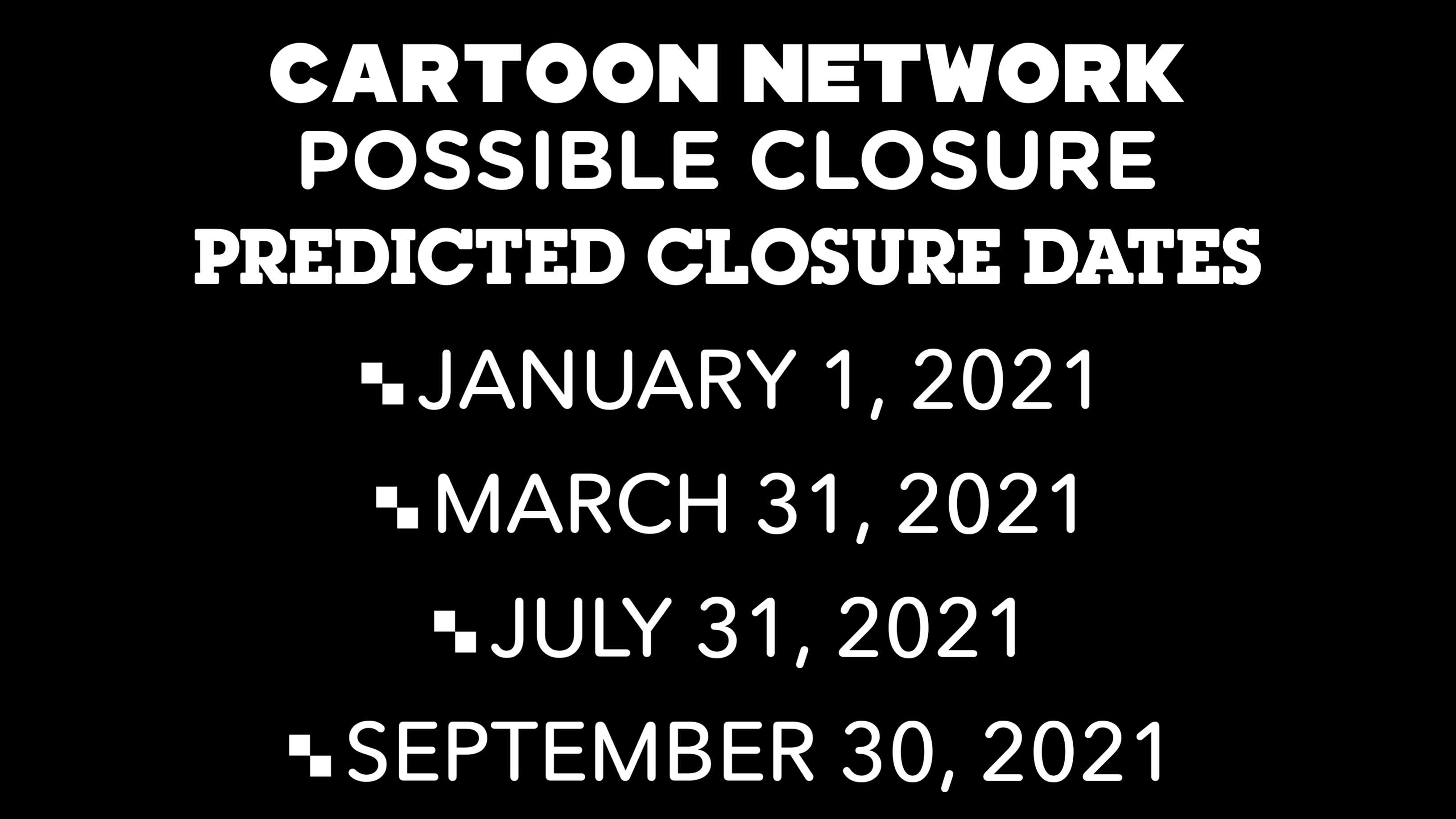 Cartoon Network Closing Down Soon? by Nightingale1000 on DeviantArt