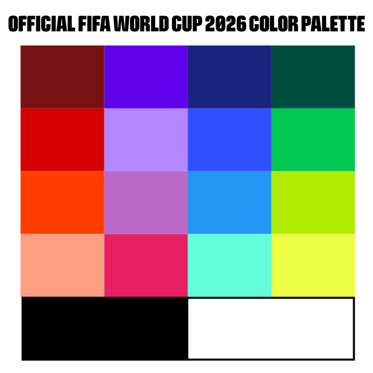 FIFA World Cup 2026 Color Palette By Nightingale1000 On DeviantArt fifa-world-cup-2026-color-palette-by-nightingale1000-on-deviantart