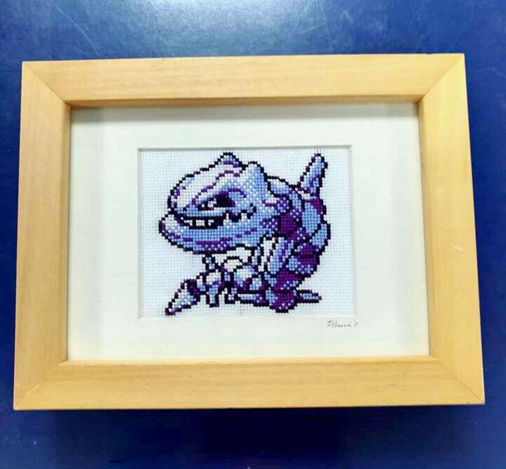 Steelix Cross-stitch