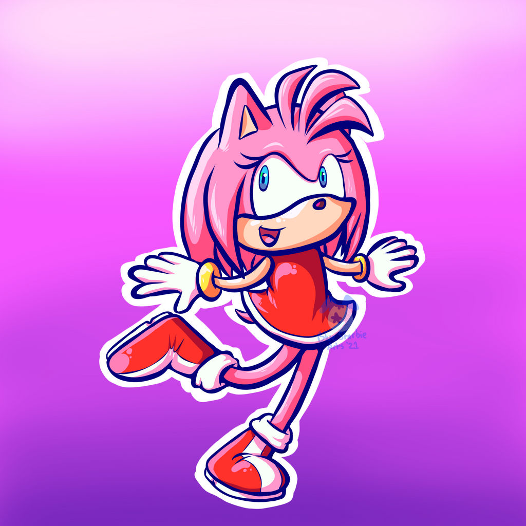 Amy Sticker Design by Skydragon-arts on DeviantArt