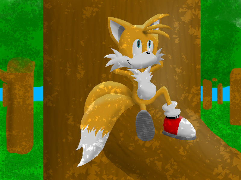 Tree Tails Tails Relaxing in a tree by Ingolme on DeviantArt