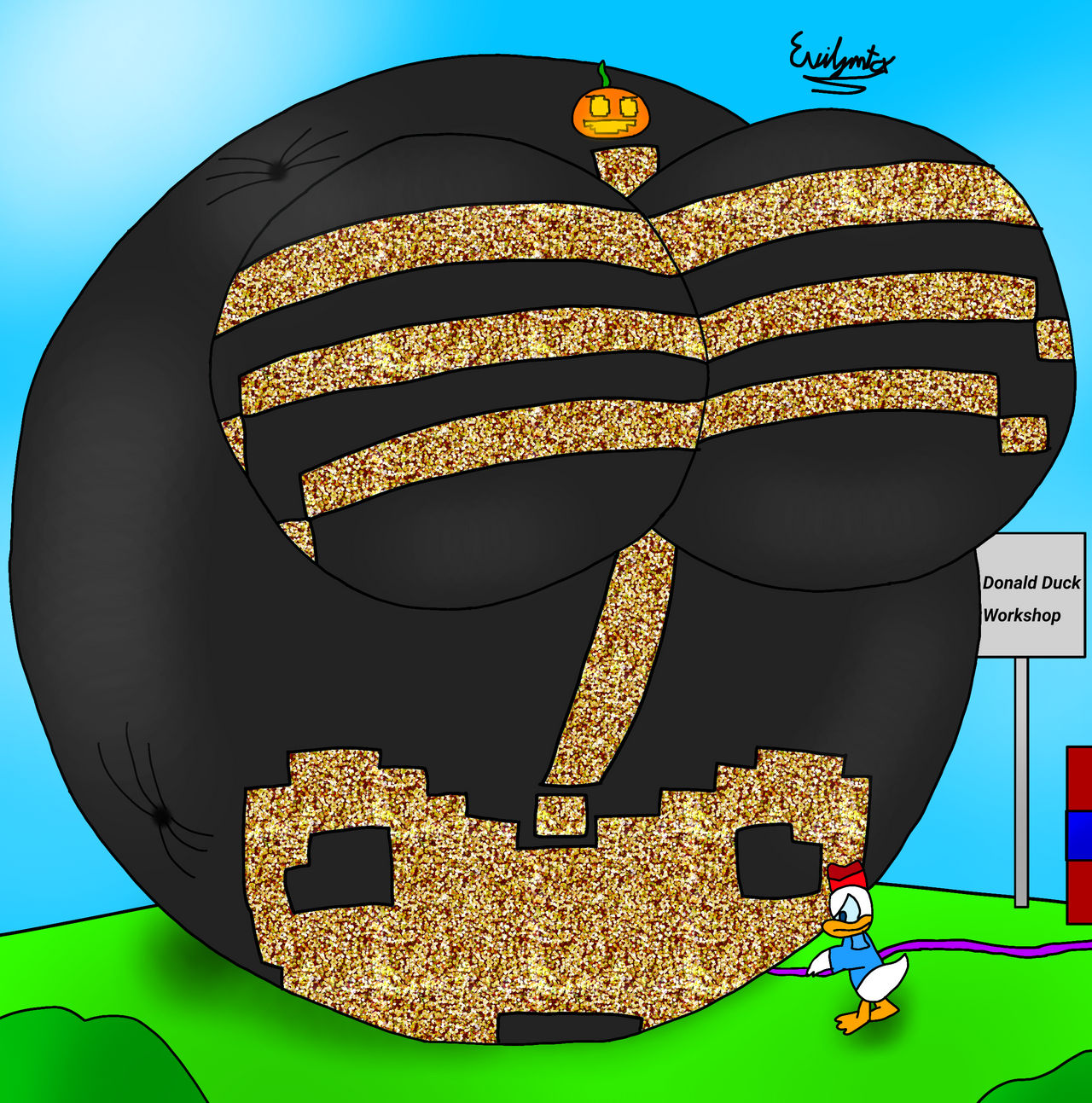 Top Cat Inflation pumpkin cat overinflation by EvilJMTCx on DeviantArt