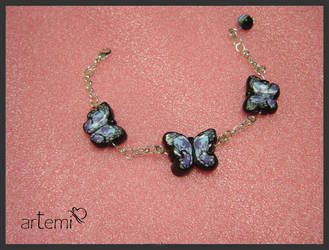 BF002_10_butterfly bracelet