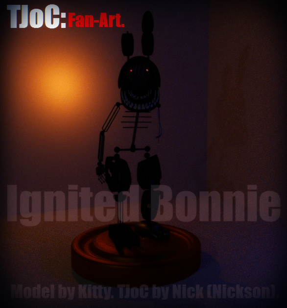Ignited Bonnie Model[TJOC:R Fan Model} by FazbearAnimator on DeviantArt