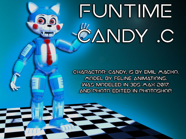 COMPLETE, Funtime Candy The Cat Model... by Tanner-Feline on DeviantArt