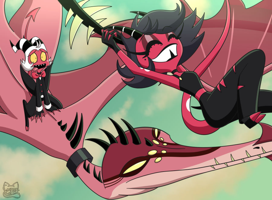 Dragon ride by CaramelCat85 on DeviantArt