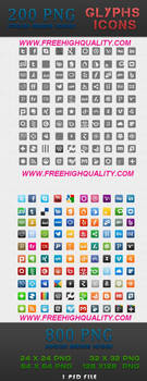 200 Social Media Icons