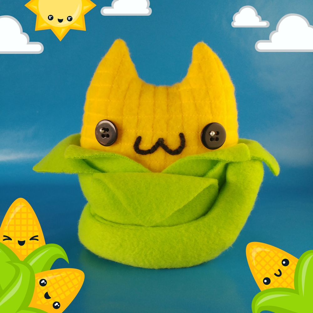 Corn on the Claw Cat Food Plush