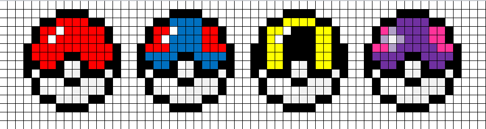 Pokeball pixel art