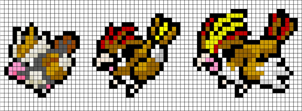pidgey-pidgeotto-pidgeot pixel art by maximus237 on DeviantArt