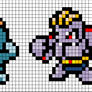 machop-machoke-machamp pixel art